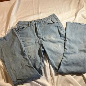 Forever 21 Light Blue Straight Leg Jeans
